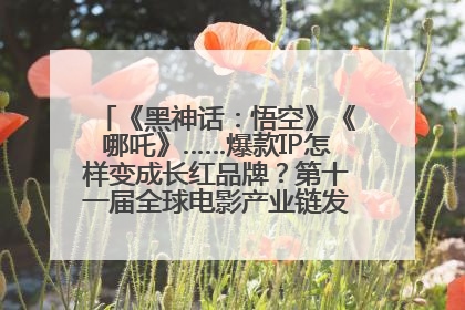 《黑神话：悟空》《哪吒》……爆款IP怎样变成长红品牌？第十一届全球电影产业链发展论坛举行