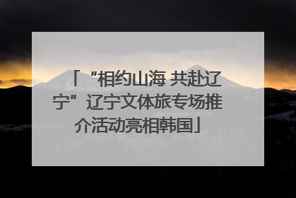 “相约山海 共赴辽宁”辽宁文体旅专场推介活动亮相韩国