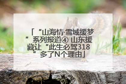 “山海情·雪域援梦”系列报道④ 山东援藏让“此生必驾318”多了N个理由