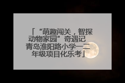 “萌趣闯关，智探动物家园”奇遇记 青岛淮阳路小学一二年级项目化乐考