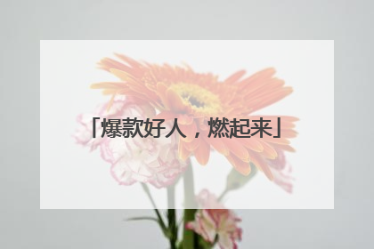 爆款好人，燃起来