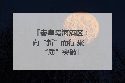 秦皇岛海港区：向“新”而行 聚“质”突破