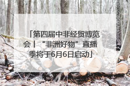 第四届中非经贸博览会丨“非洲好物”直播季将于6月6日启动
