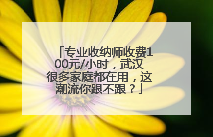 专业收纳师收费100元/小时，武汉很多家庭都在用，这潮流你跟不跟？