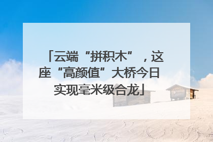 云端“拼积木”，这座“高颜值”大桥今日实现毫米级合龙
