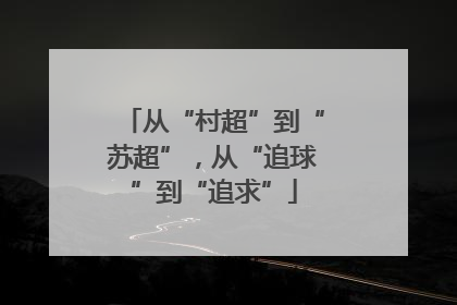 从“村超”到“苏超”，从“追球”到“追求”