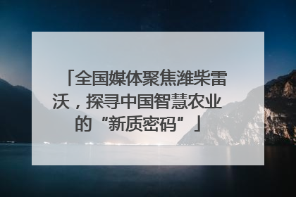 全国媒体聚焦潍柴雷沃，探寻中国智慧农业的“新质密码”