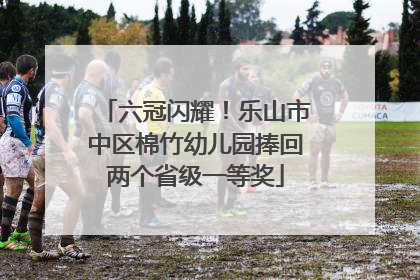 六冠闪耀！乐山市中区棉竹幼儿园捧回两个省级一等奖