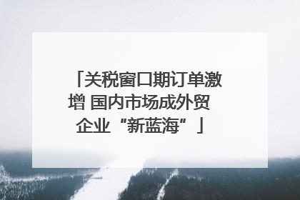 关税窗口期订单激增 国内市场成外贸企业“新蓝海”