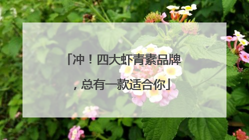 冲！四大虾青素品牌，总有一款适合你