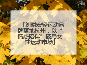 刘畊宏轻运动品牌落地杭州，以“情感陪伴”破局女性运动市场
