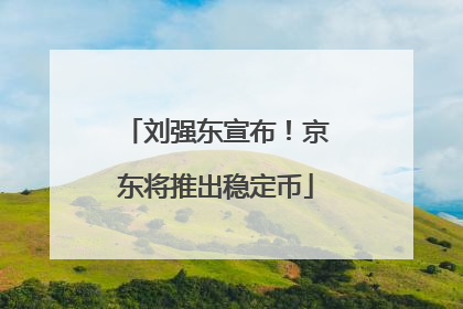 刘强东宣布！京东将推出稳定币