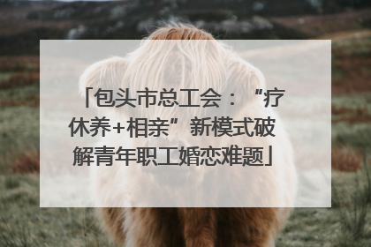 包头市总工会：“疗休养+相亲”新模式破解青年职工婚恋难题
