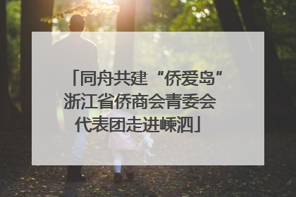 同舟共建“侨爱岛” 浙江省侨商会青委会代表团走进嵊泗
