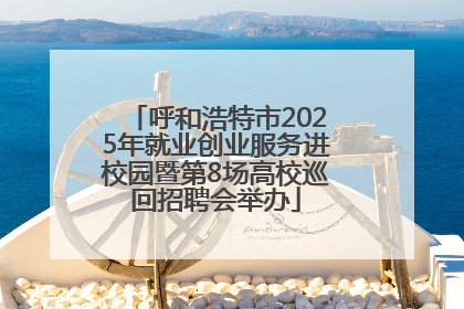 呼和浩特市2025年就业创业服务进校园暨第8场高校巡回招聘会举办