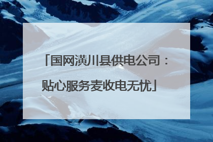 国网潢川县供电公司：贴心服务麦收电无忧