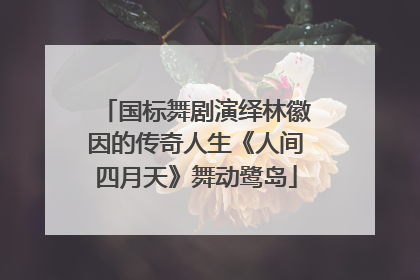 国标舞剧演绎林徽因的传奇人生《人间四月天》舞动鹭岛