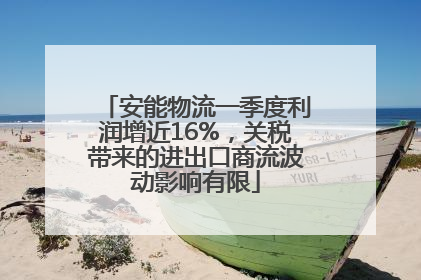 安能物流一季度利润增近16%，关税带来的进出口商流波动影响有限