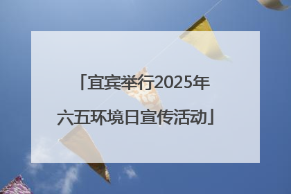 宜宾举行2025年六五环境日宣传活动