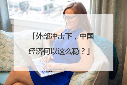 外部冲击下，中国经济何以这么稳？