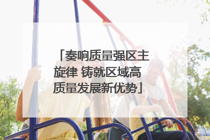奏响质量强区主旋律 铸就区域高质量发展新优势