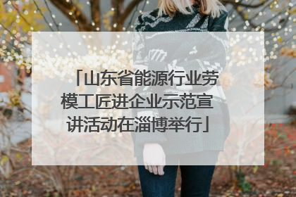 山东省能源行业劳模工匠进企业示范宣讲活动在淄博举行
