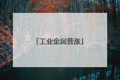 工业金属普涨