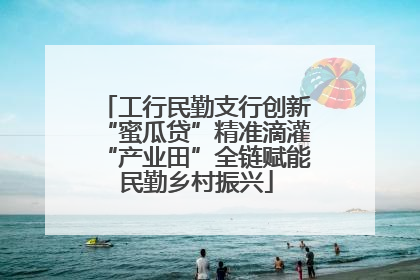工行民勤支行创新“蜜瓜贷”精准滴灌“产业田”全链赋能民勤乡村振兴