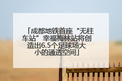 成都地铁首座“无柱车站”幸福梅林站将创造出6.5个足球场大小的通透空间