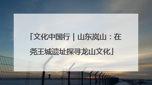 文化中国行｜山东岚山：在尧王城遗址探寻龙山文化