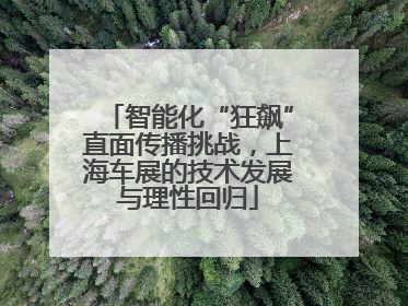 智能化“狂飙”直面传播挑战，上海车展的技术发展与理性回归