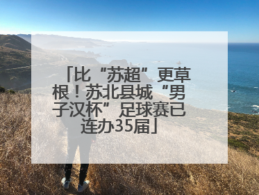 比“苏超”更草根！苏北县城“男子汉杯”足球赛已连办35届