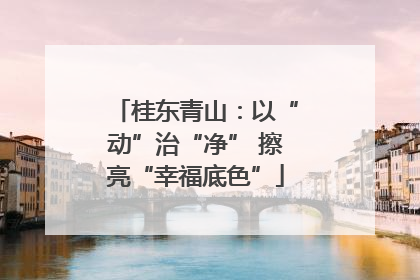 桂东青山：以“动”治“净” 擦亮“幸福底色”