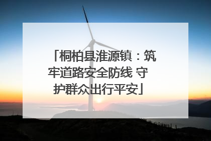 桐柏县淮源镇：筑牢道路安全防线 守护群众出行平安