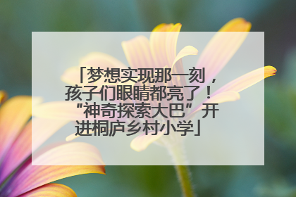 梦想实现那一刻，孩子们眼睛都亮了！“神奇探索大巴”开进桐庐乡村小学