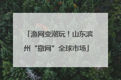 渔网变潮玩！山东滨州“撒网”全球市场