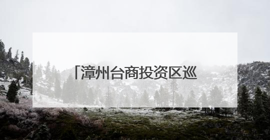 漳州台商投资区巡察工作专题会召开