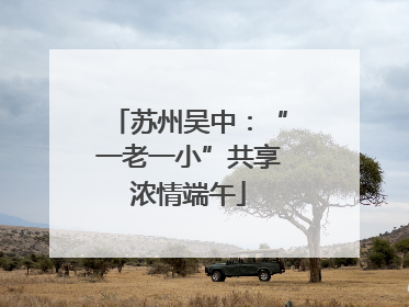 苏州吴中：“一老一小”共享浓情端午