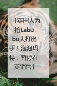 英国人为抢Labubu大打出手！泡泡玛特：暂停在英销售
