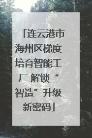 连云港市海州区梯度培育智能工厂 解锁“智造”升级新密码