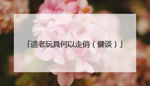 适老玩具何以走俏（健谈）