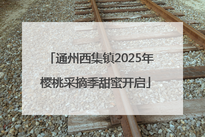 通州西集镇2025年樱桃采摘季甜蜜开启