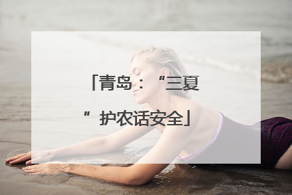 青岛：“三夏”护农话安全