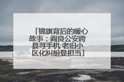 锦旗背后的暖心故事：阎良公安跨县寻手机 老旧小区化纠纷显担当