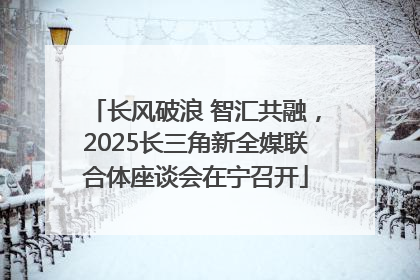 长风破浪 智汇共融，2025长三角新全媒联合体座谈会在宁召开