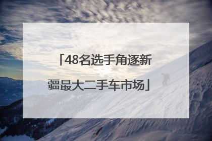 48名选手角逐新疆最大二手车市场